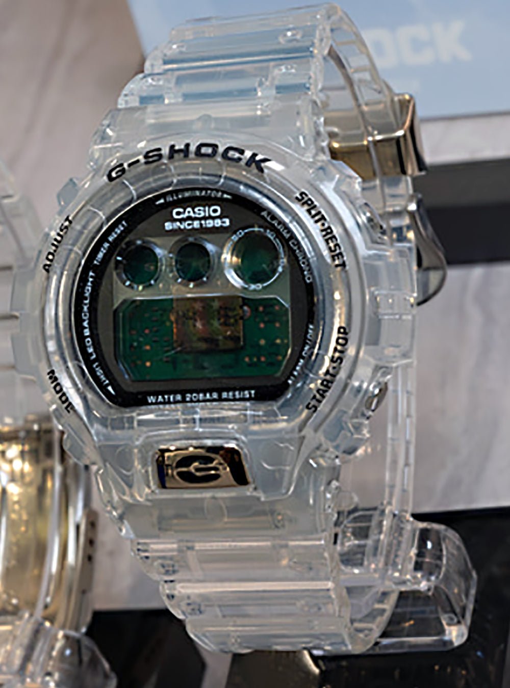 CASIO G-SHOCK DW-6940RX-7JR Limited Edition 40th Anniversary Clear Remix Watch - JDM Exclusive for Collectors & Streetwear Enthusiasts