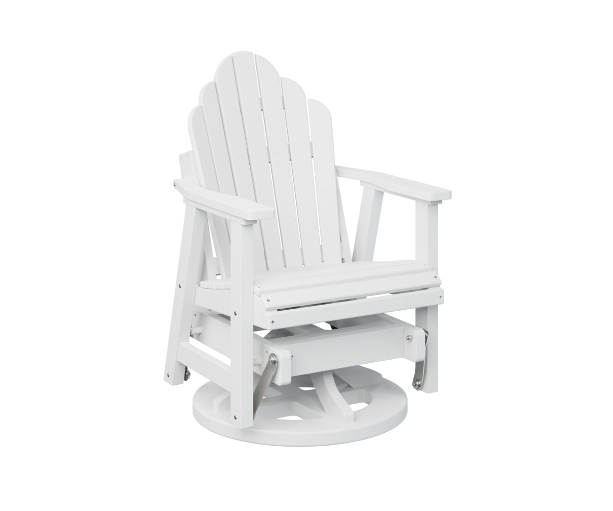 Berlin Gardens Cozi Back Swivel Glider - Outdoor Patio Rocking Chair with Cushion, Weather-Resistant for Garden, Deck, Porch & Poolside Relaxation
