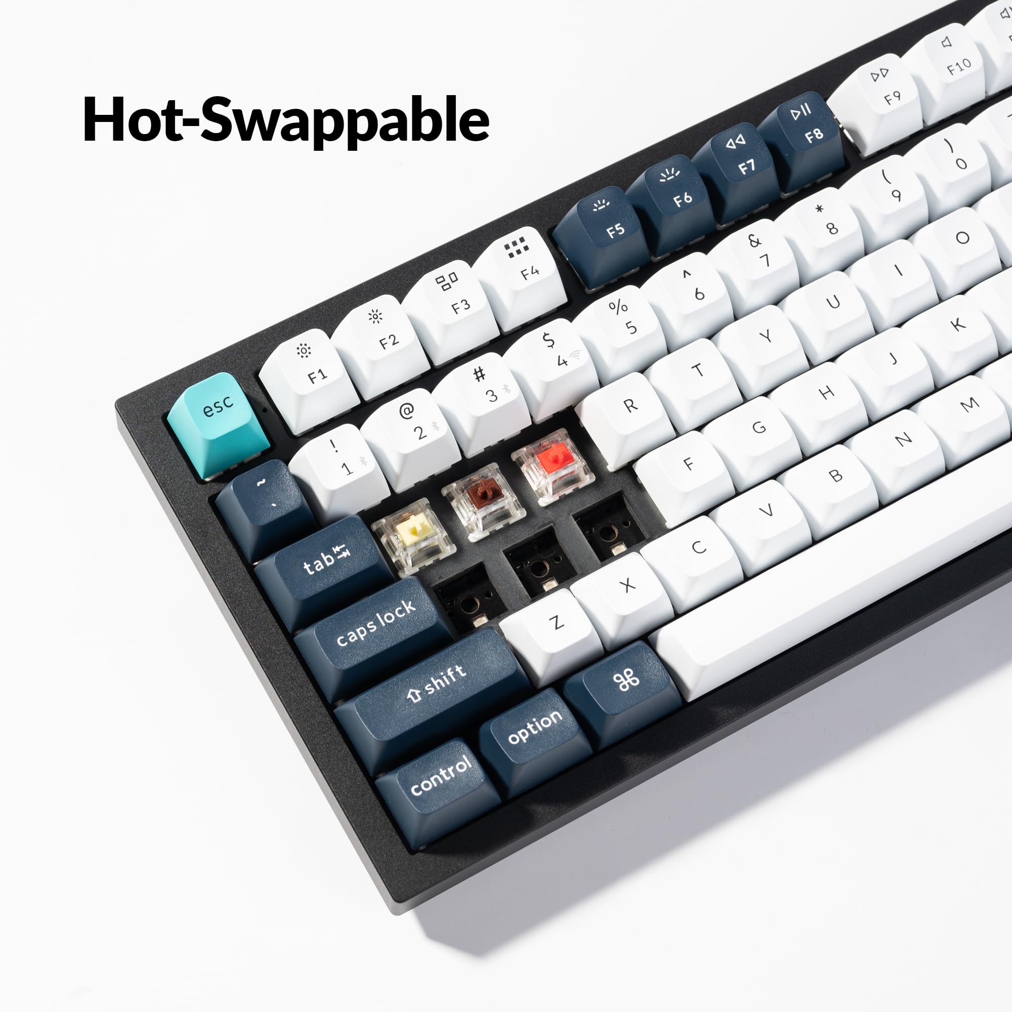 Keychron Q6 Max Custom Mechanical Keyboard - Full Size, Wireless Bluetooth/2.4GHz/USB-C, QMK/VIA Programmable, RGB Backlit, Hot-Swappable Gateron Red Switch for Mac/Windows/Linux (Black) - Perfect for Gaming, Coding & Office Work