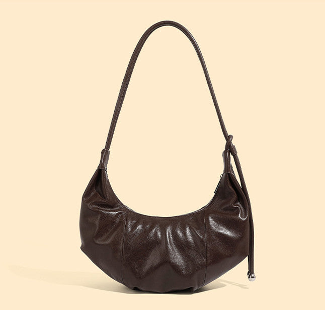 Stylish Women's Curved Shoulder Bag - Fashionable Crossbody Purse for Daily Use, Work & Travel | Trendy Handbag for Outfits & Accessories