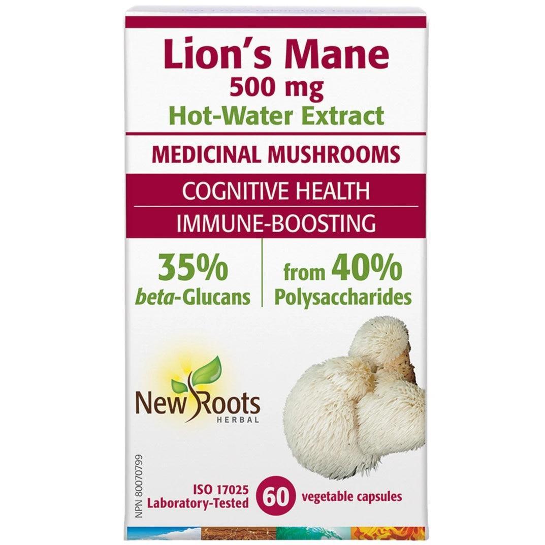 Premium Lion's Mane Mushroom Extract 500mg - 60 Vegan Capsules for Brain Health, Memory & Focus - Organic Nootropic Supplement for Cognitive Support