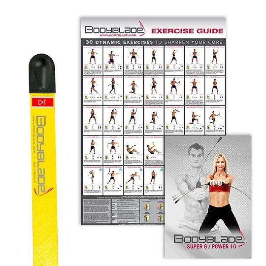 Body Blade CXT - Full Body Workout Equipment with Instructional Video & Exercise Chart (537125) - Perfect for Home Gym, Physical Therapy & Fitness Training