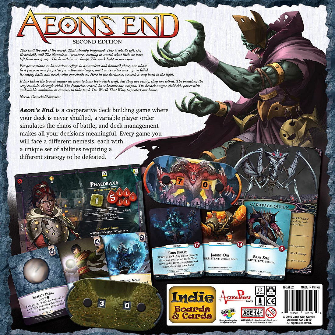 Aeon's End [Second Edition] - Cooperative Deck-Building Board Game for 1-4 Players | Fantasy Adventure Strategy Game | Perfect for Game Nights & Family Gatherings