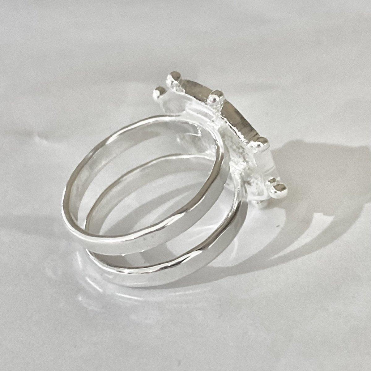 Laihas Prestige Boho Sterling Silver Lotus Flower Ring - Handcrafted Imperfectly Perfect Jewelry for Women - Ideal for Festivals, Weddings & Boho Chic Outfits