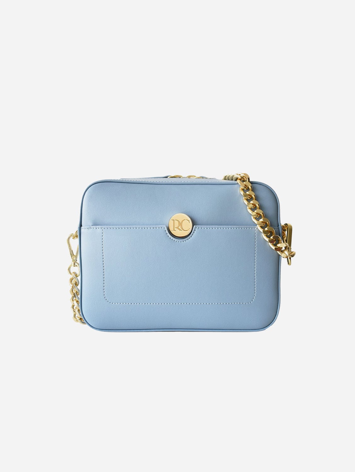 Nomad Vegan Leather Crossbody Bag for Apple Devices | Light Blue | Perfect for Travel, Work & Everyday Use