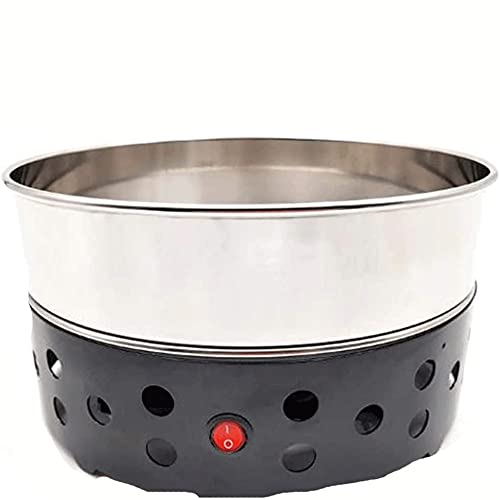 Home Coffee Bean Roaster with Cooling Plate - Stainless Steel for Coffee & Soybeans - Perfect for Home Brewing