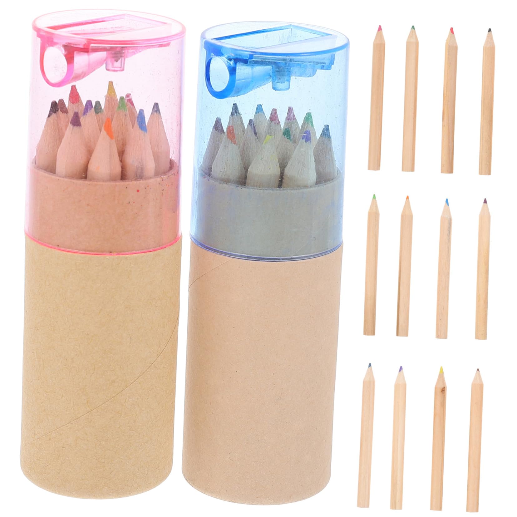 SEWACC 24-Piece Colored Drawing Pencils Set - Vibrant School & Art Coloring Pencils for Kids & Adults - Professional Sketching, Shading & Blending - Perfect for Classroom, Home & Studio Art Projects