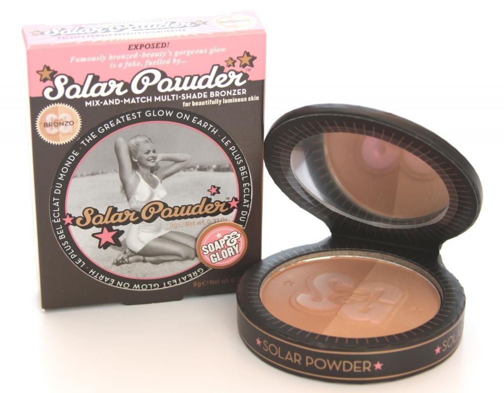 Soap & Glory Solar Powder Bronzer 9g - Matte Bronzing Powder for a Sun-Kissed Glow | Perfect for Contouring & Highlighting | Everyday Makeup & Summer Looks