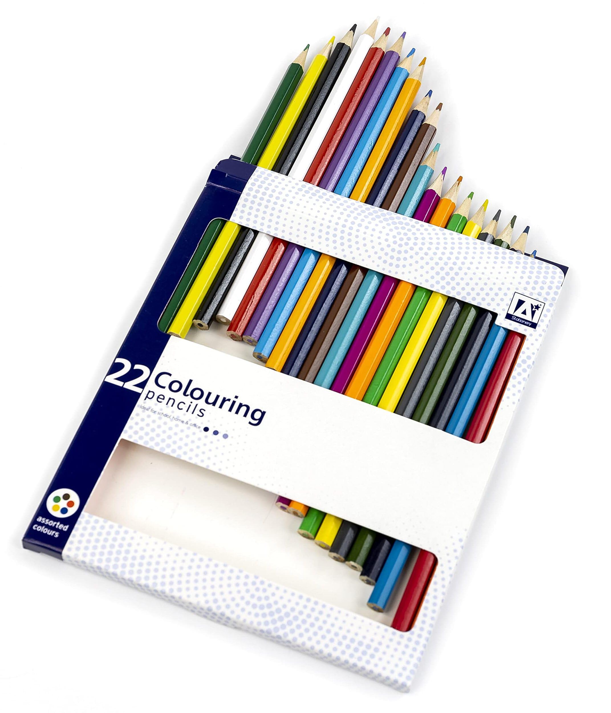 Anker 22-Pack Premium Colored Pencils Set with Portable Wallet - Perfect for Artists, Students & Coloring Book Enthusiasts