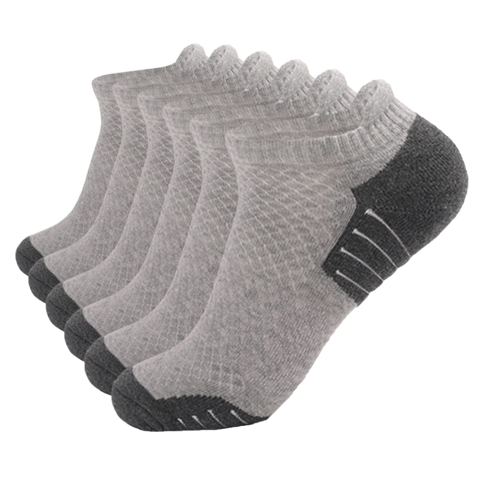 Men's Low Cut Athletic Running Socks with Heel Tab - Breathable Ankle Socks for Sports & Casual Wear - Size 13-15 (US) - Perfect for Jogging, Gym & Everyday Comfort