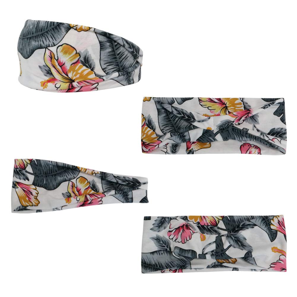 6 Pack Women's Elastic Wide Headbands - Yoga, Workout, Running & Exercise Hair Bands - Non-Slip Sports Fashion Accessories for Active Women (6pack_601) | Perfect for Gym, Yoga Class, Jogging & Daily Wear