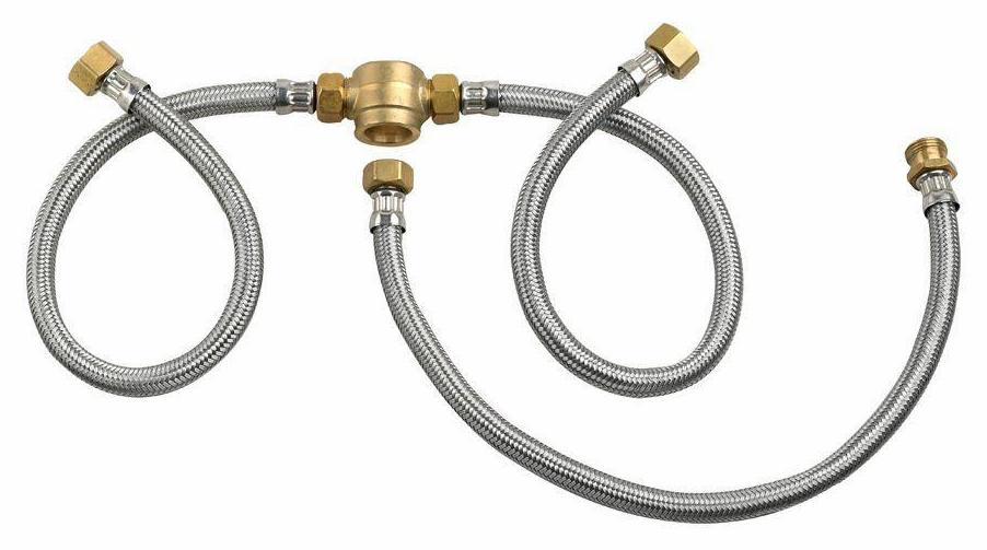 American Standard 6-Deck Mount Tub Filler Flex Hose Kit 8888900.007 - Durable Bathroom Faucet Replacement for Bathtubs, Showers & Spa Installations