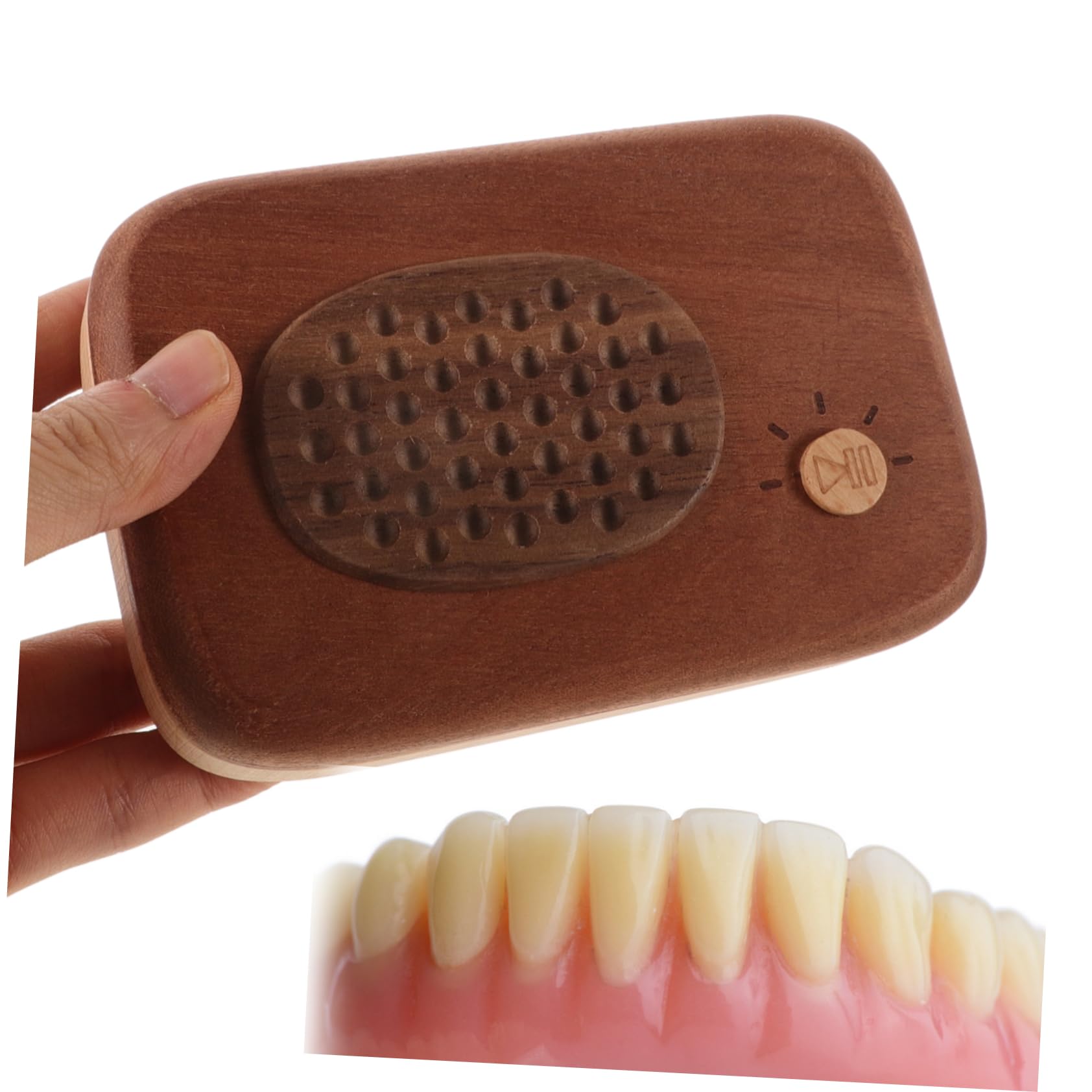 IWOWHERO Wooden Baby Tooth Keepsake Box - First Tooth Storage Container for Kids, Tooth Fairy Holder, Memory Box for Baby Teeth - Perfect for Baby's First Tooth, Tooth Fairy Gifts & Childhood Memorabilia