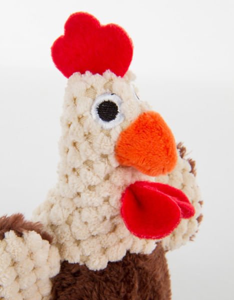 Durable Brown Skinny Rooster Dog Toy - Chew-Resistant Plush for Small & Medium Dogs - Perfect for Playtime, Training & Cuddling