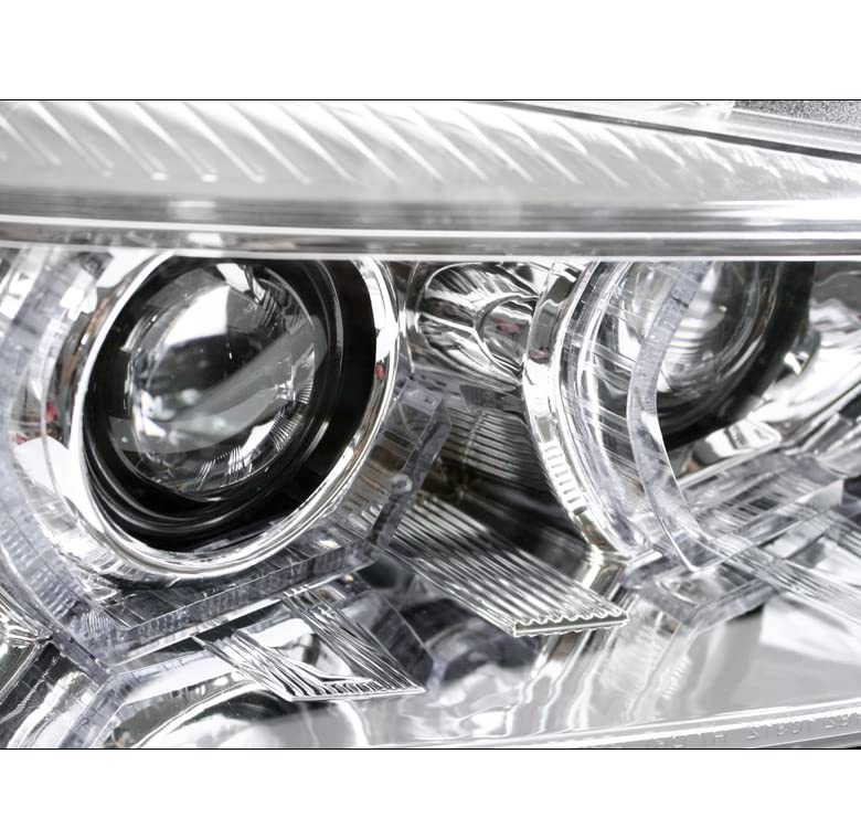 High Performance LED Chrome Projector Headlights with 6