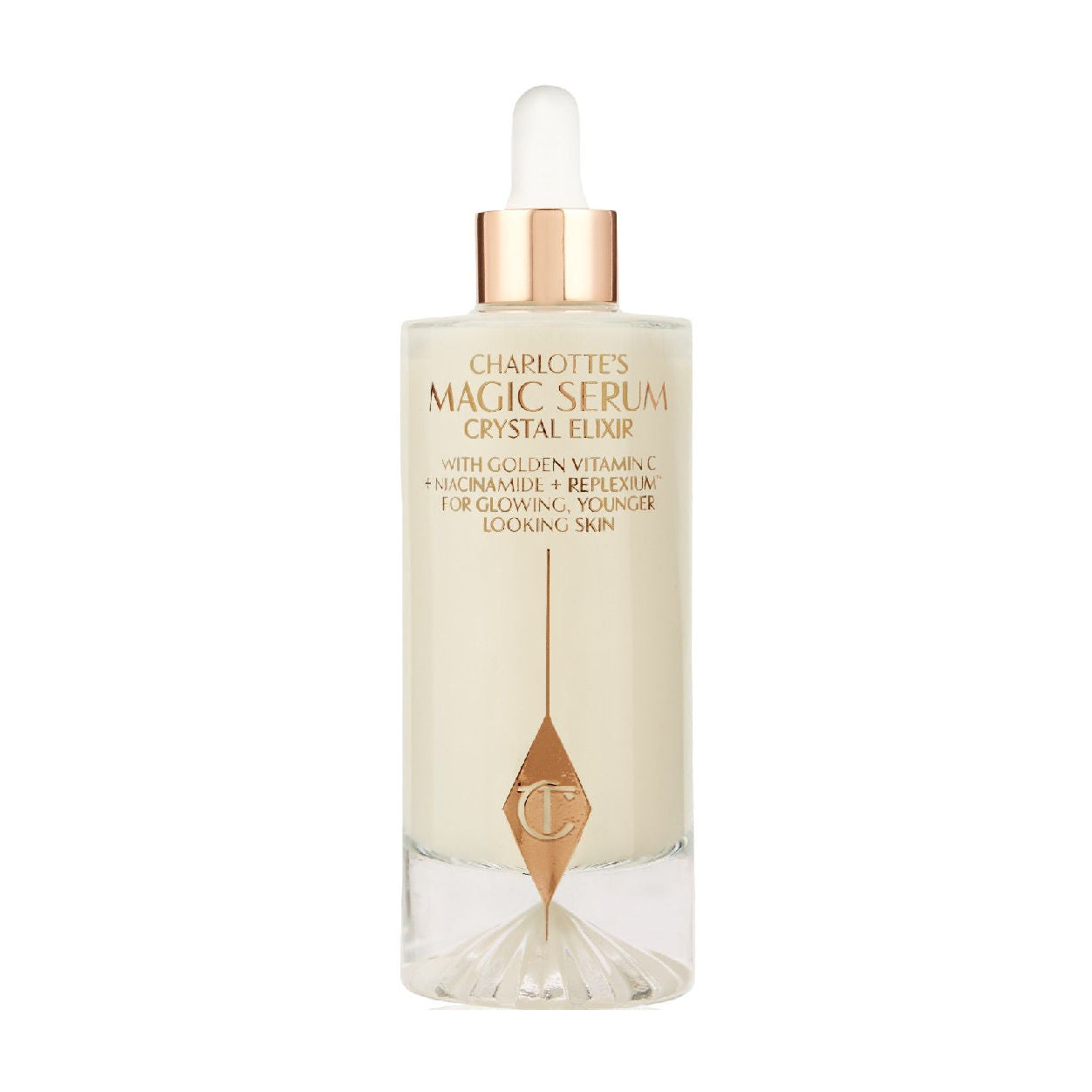 Charlotte's Magic Serum Crystal Elixir - Premium Skincare Face Oil for Glowing Skin | Anti-Aging & Hydrating Treatment | Perfect for Night Routine & Dry Skin Care