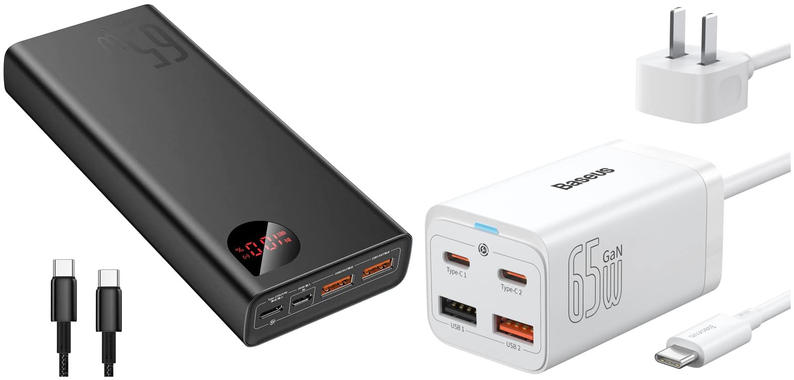 65W 20000mAh Power Bank for Laptop & USB C Fast Charging - Portable Charger for MacBook, Dell, HP | Perfect for Travel, Work & Outdoor Adventures