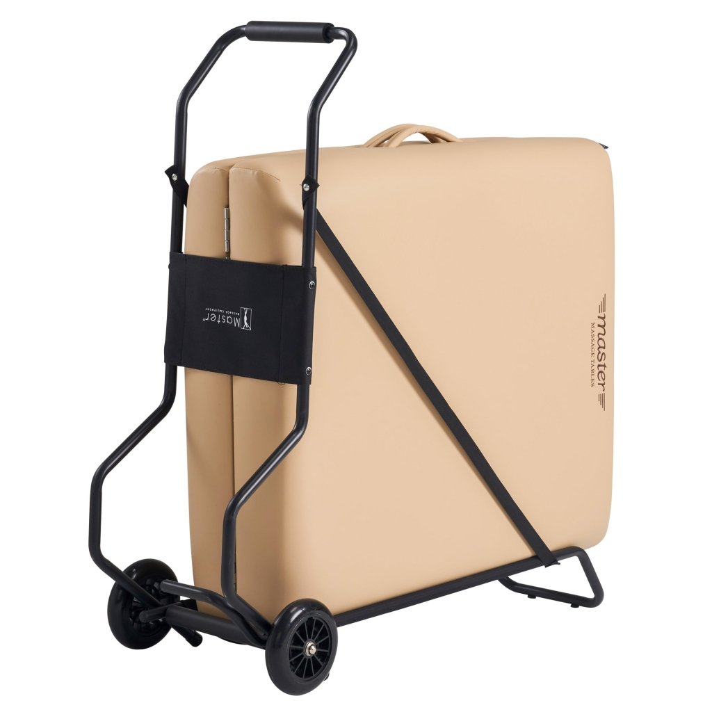 Portable Foldable Massage Table with Large Rubber Wheels - Universal Lightweight Massage Bed Cart for Travel & Professional Use - Fits Most Brands & Sizes - Perfect for Home, Spa, Clinic & Mobile Therapists