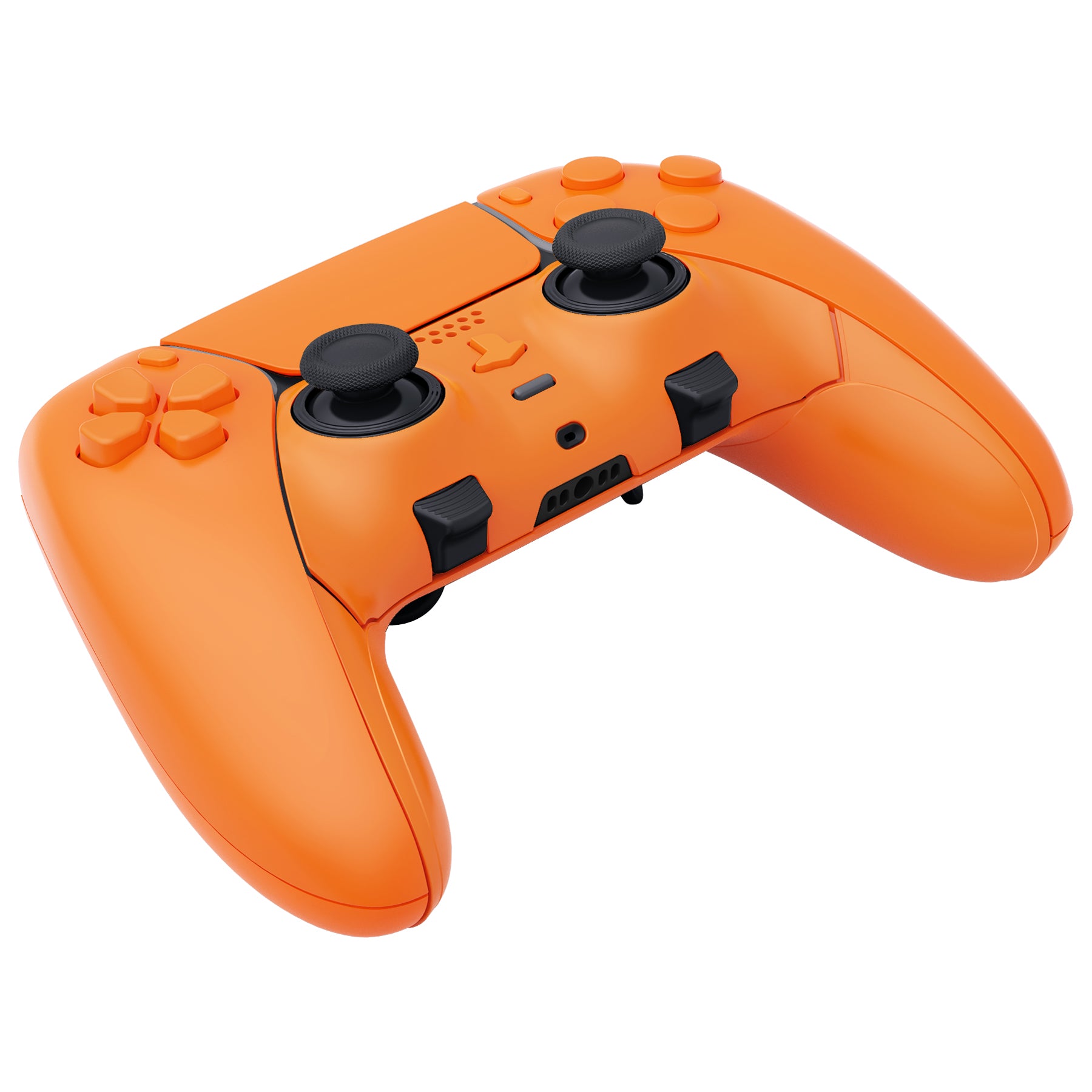 eXtremeRate Orange Full Housing Shell with Buttons & Touchpad Cover for PS5 Edge Controller - Custom Replacement Decorative Front & Back Plates - Gaming Accessories for Enhanced PS5 Controller Experience