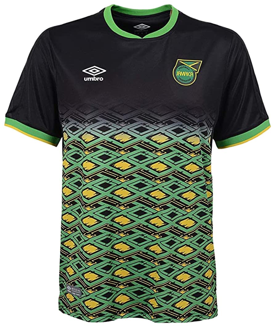 Umbro Jamaica Away Youth Soccer Jersey - Authentic Replica for Kids & Teens - Perfect for Matches, Training & Fan Support