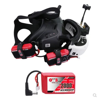 **Gaoneng 2000mAh 11.1V 3S LiPo Battery Pack with XT30 & DC5.5 Plug - High Performance 5C/10C for DJI FPV Goggles, FPV Headsets & RC Receivers - Perfect for Wireless FPV, Drone Racing & Long Flight Sessions**