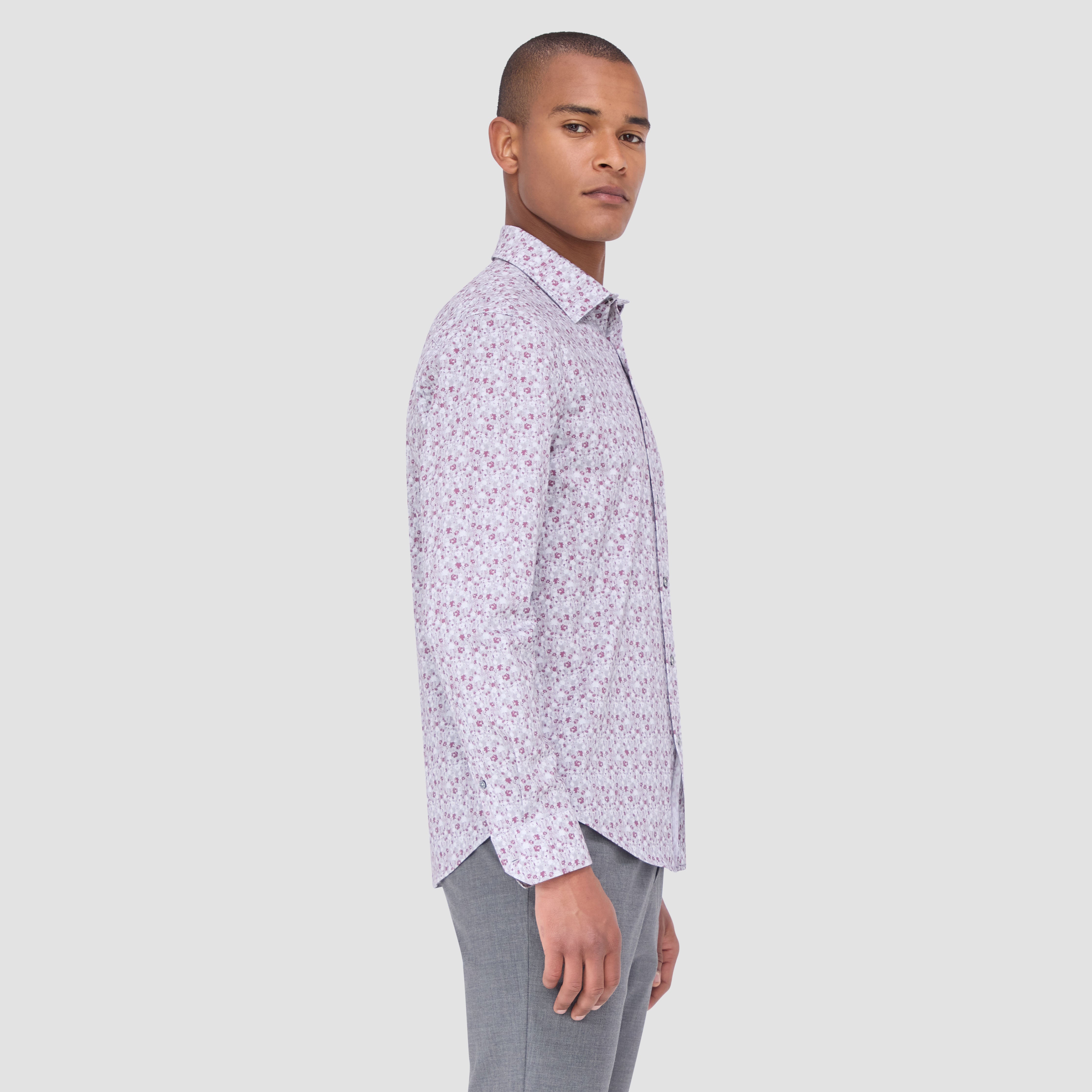 James Floral Print Cotton Shirt for Men - Soft & Breathable Casual Button Down - Perfect for Summer Outings, Date Nights & Office Wear