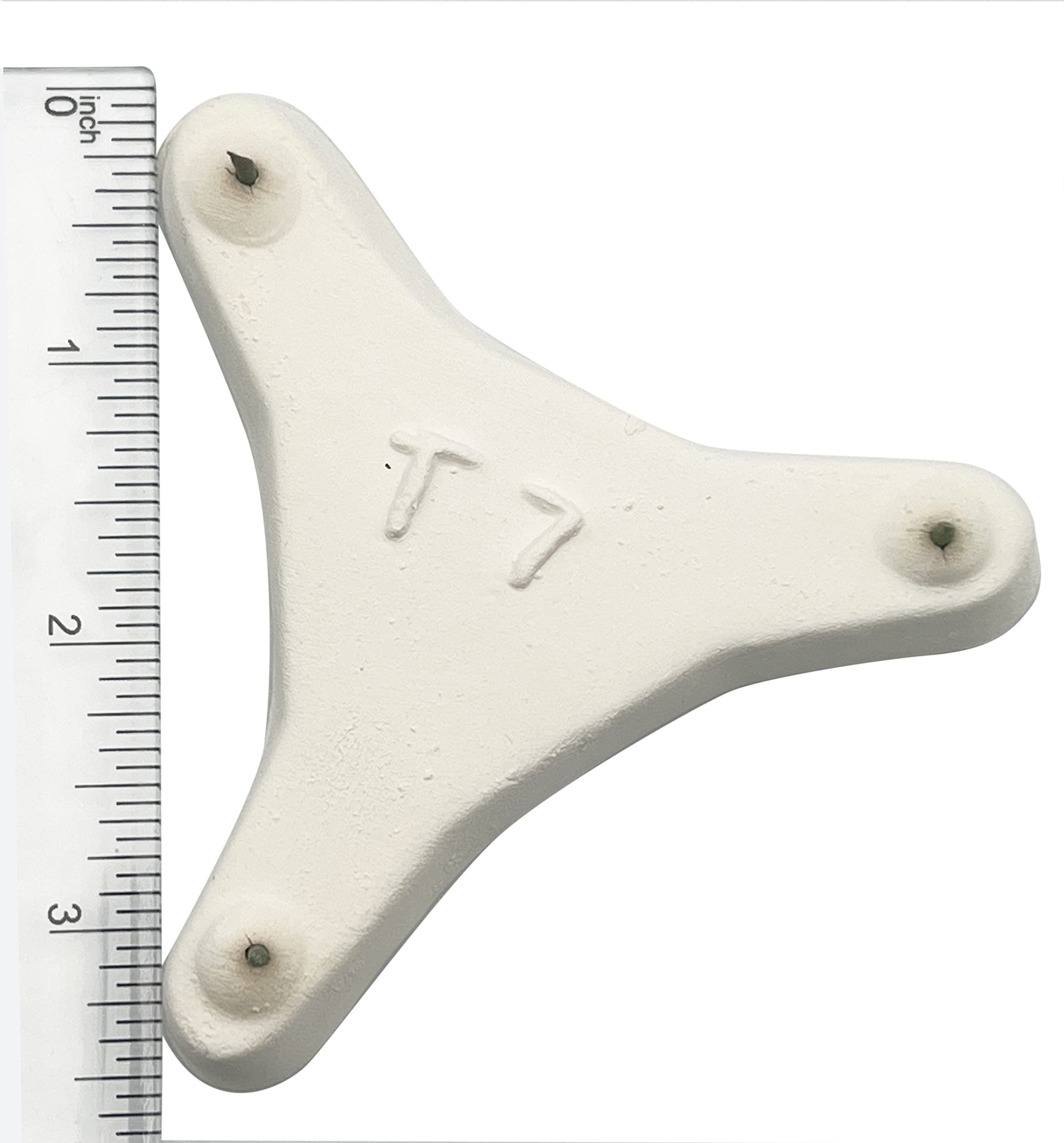 Ceramic Tripod 3-Point Kiln Stilt - 2-5/8