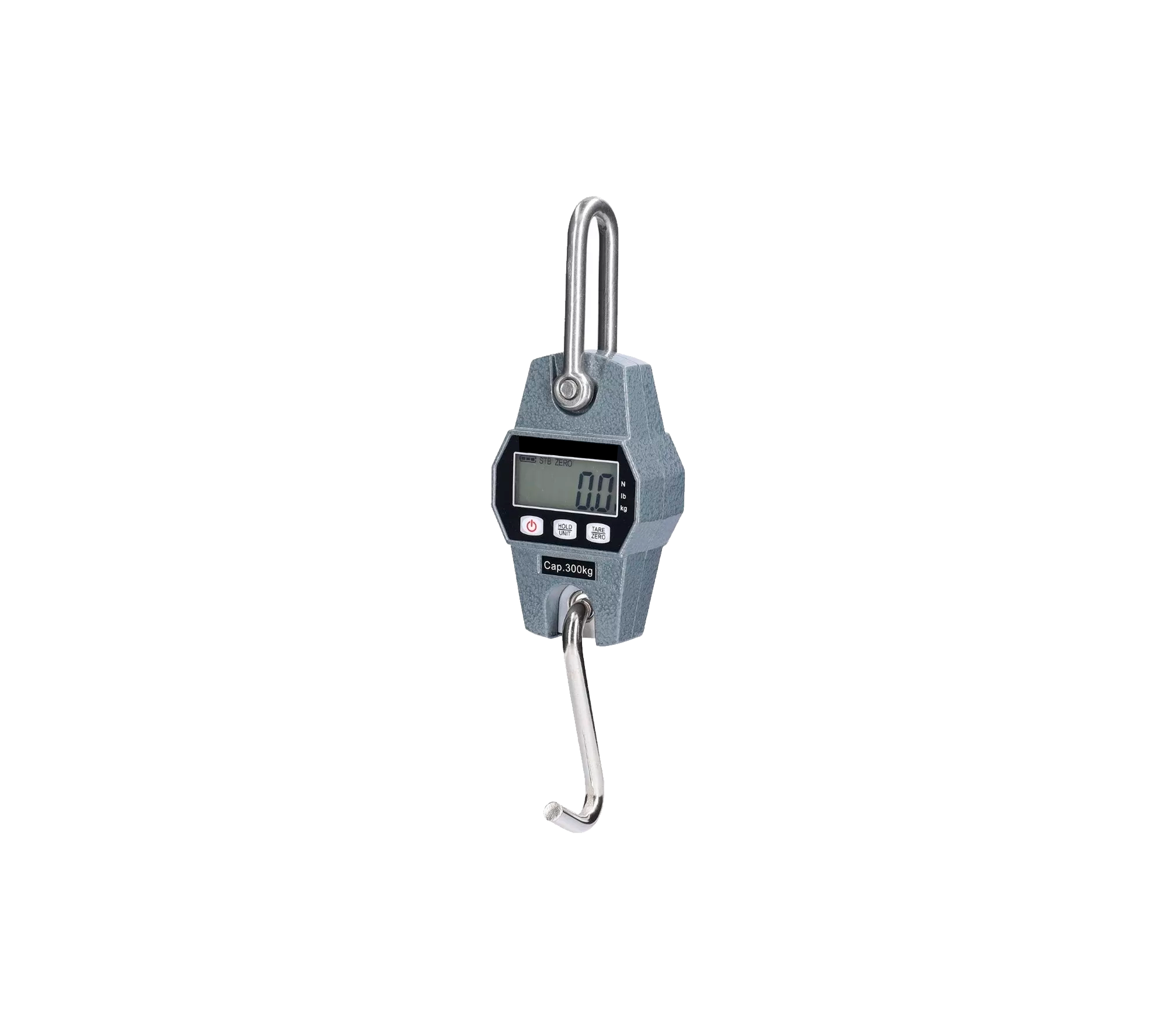 300kg Digital Hanging Scale with LCD Display - Heavy Duty Portable Hook Scale for Weighing Livestock, Fishing, Hunting, and Industrial Use