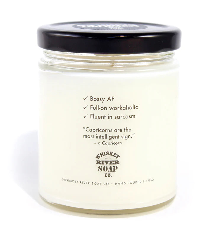 Capricorn Zodiac Scented Candle - Handmade Soy Wax for Meditation, Relaxation & Home Decor (Perfect for Birthdays, Gifts & Spiritual Rituals)