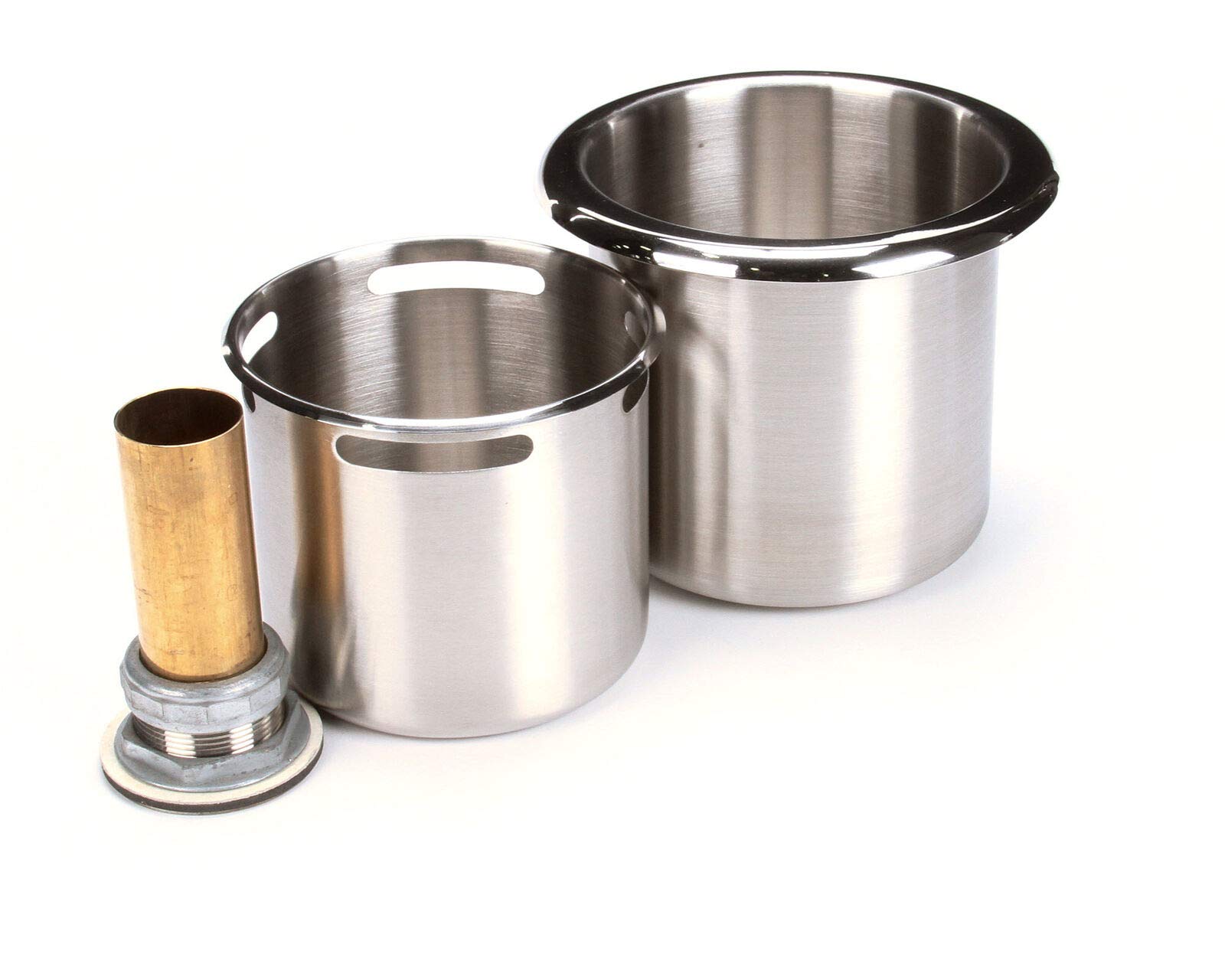 T&S Brass 006678-45 Commercial Dipperwell Bowl and Drain Assembly for Barista & Coffee Shop Use