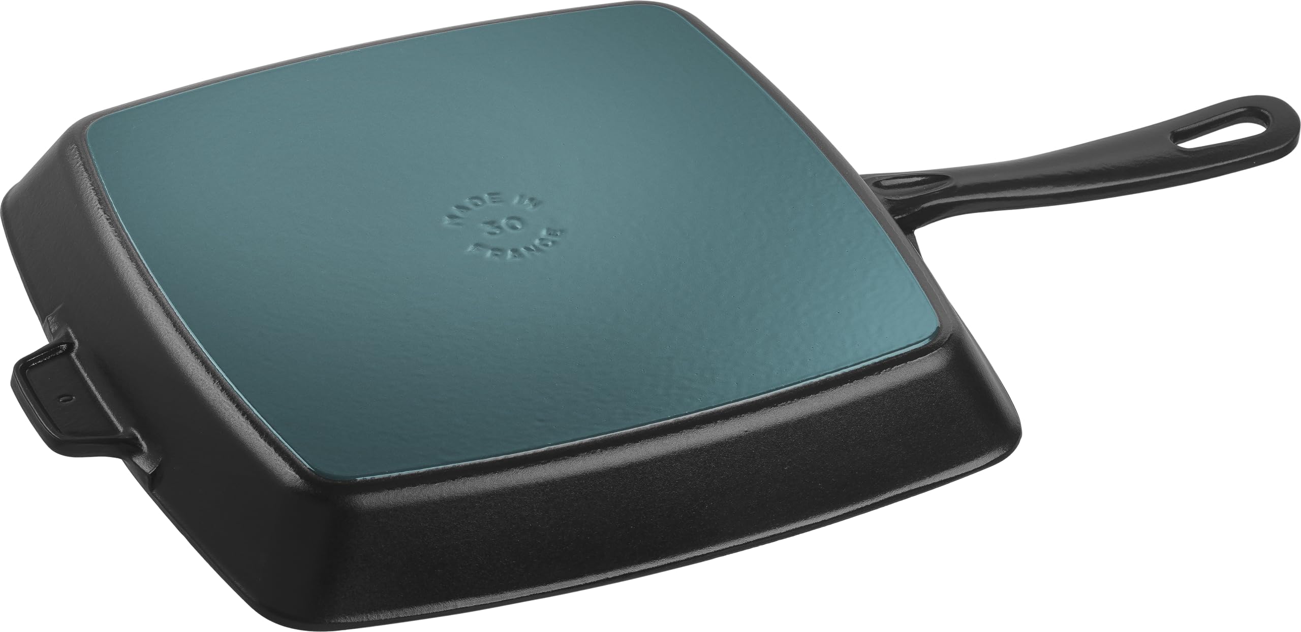 Staub 40501-107-0 Cast Iron Grill Pan - 12.5 Inch American Steak Pan for Perfect Searing, Grilling & Roasting - Heavy Duty Bistecchiera (12.5