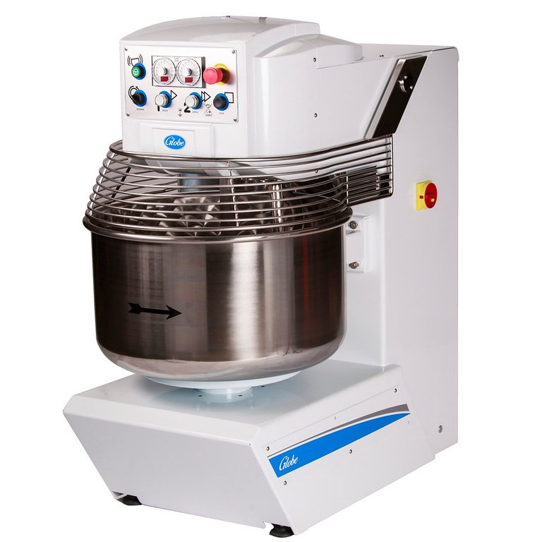Globe GSM130 Commercial Spiral Mixer - 130 lb Capacity Dough Mixer for Bakeries, Restaurants & Pizza Shops | Heavy Duty Mixing for Bread, Pizza Dough & Pastries