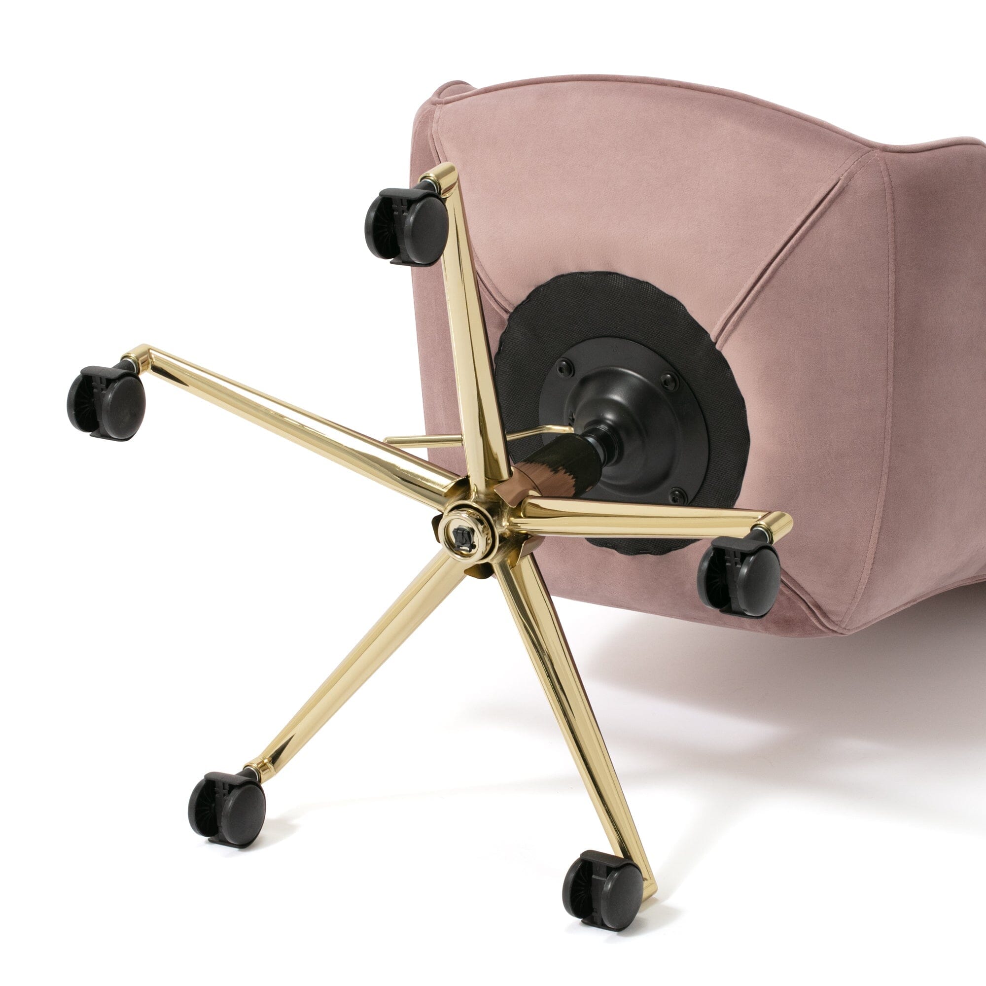 Eldorado High Back Office Desk Chair - Ergonomic Pink Computer Chair with Adjustable Height 660x700x980mm for Home & Office Workspace