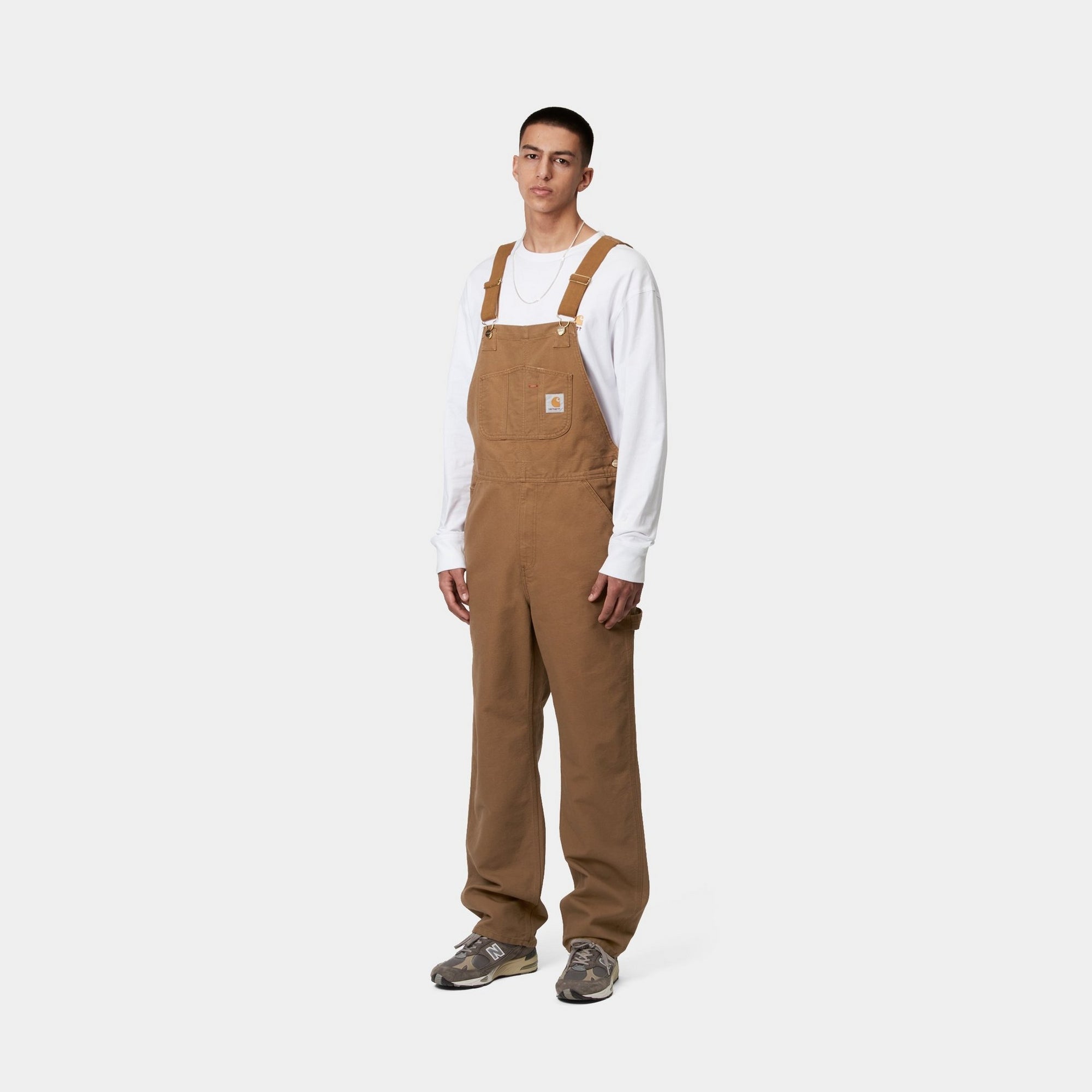 Hamilton Brown Bib Overalls - Durable & Comfortable Denim Workwear for Men & Women - Perfect for Farming, Construction & Outdoor Activities