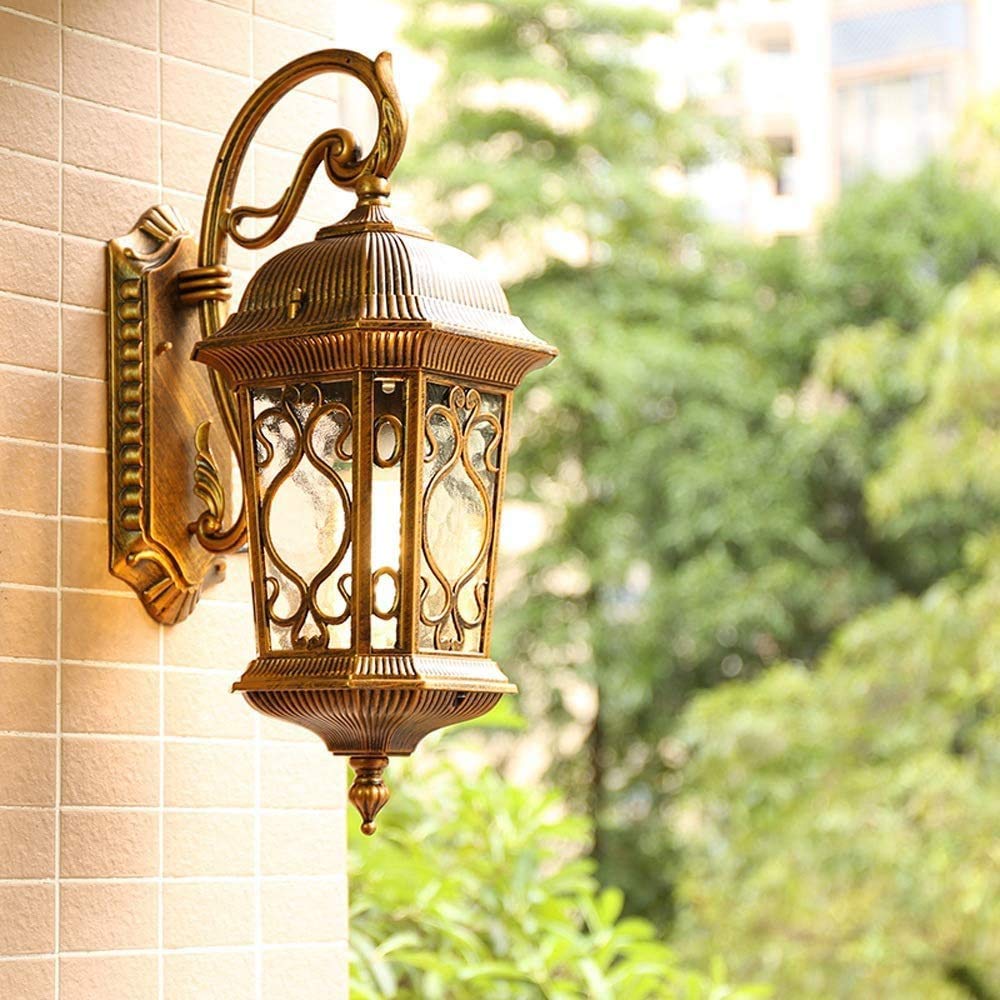 Outdoor Wall Mounted Light - Waterproof E27 Aluminum Exterior Hanging Lamp for Bedroom, Living Room & Reading - Durable Weatherproof Design for Patio, Garden & Porch Lighting