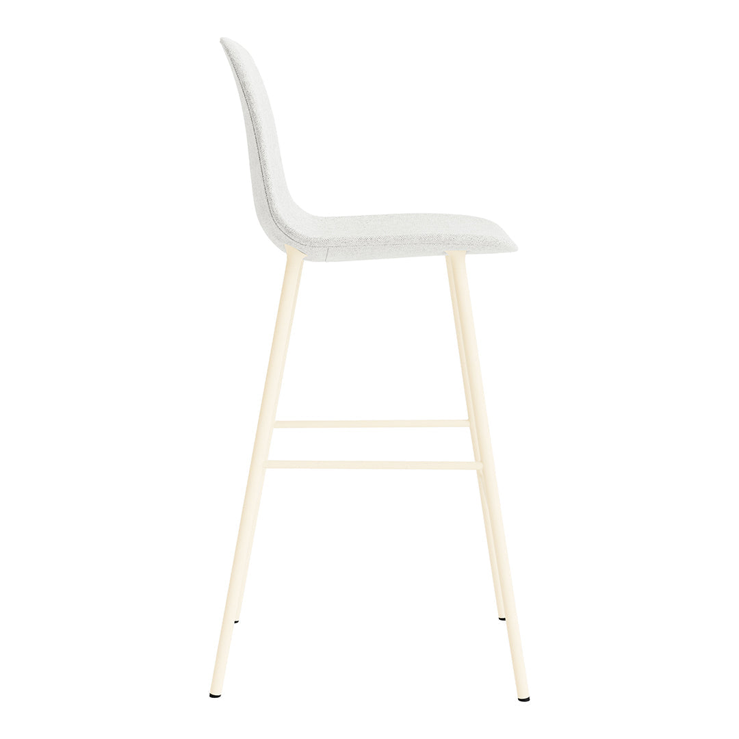 Modern Form Bar Chair - Fully Upholstered Counter Stool with Comfortable Seat - Perfect for Kitchen Islands, Breakfast Bars & Home Bars