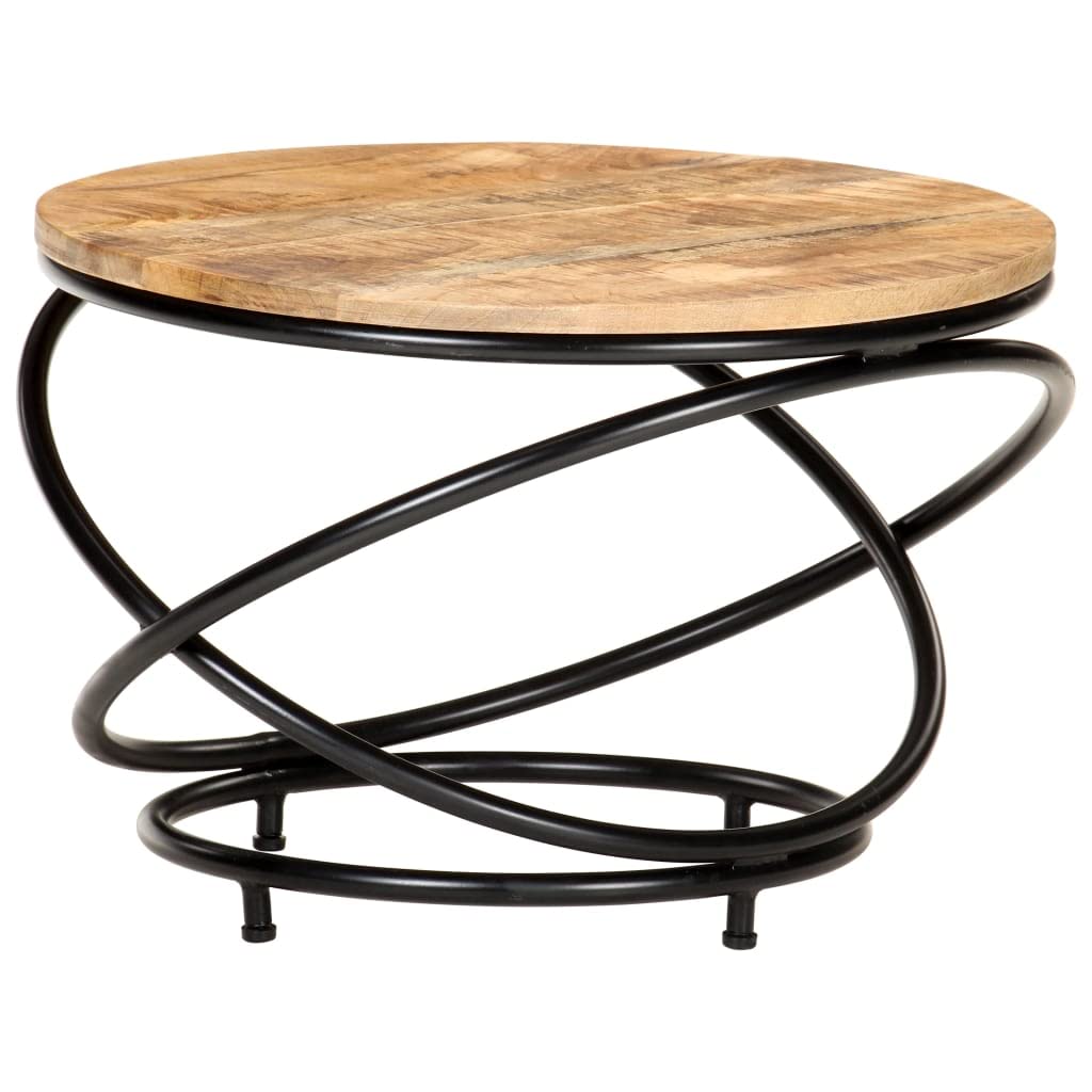 CHARMMA Solid Mango Wood Coffee Table 23.6