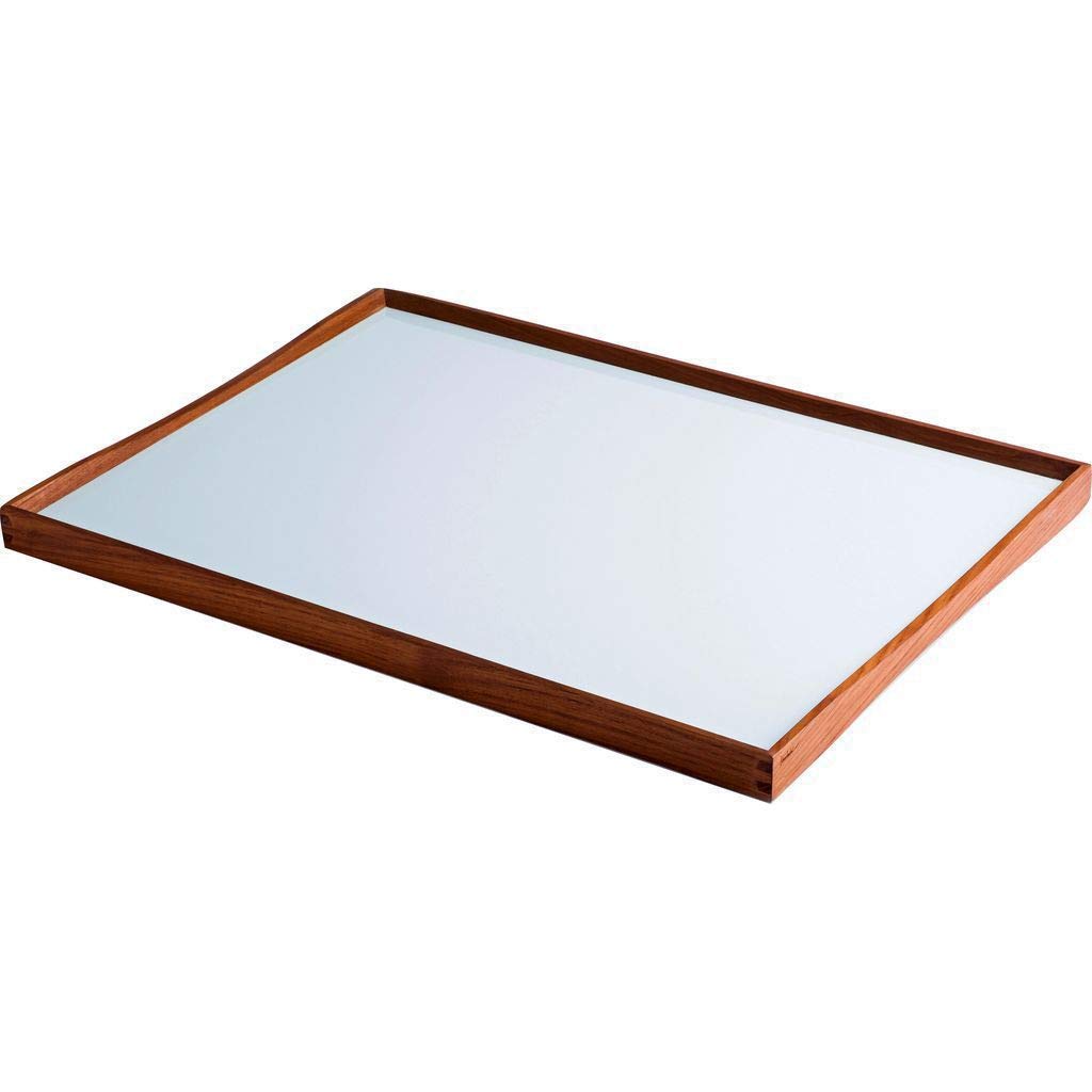 Finn Juhl Reversible Turning Tray - Large Serving Table in Desert/Angel Blue - Perfect for Living Room, Dining Room, and Office Decor