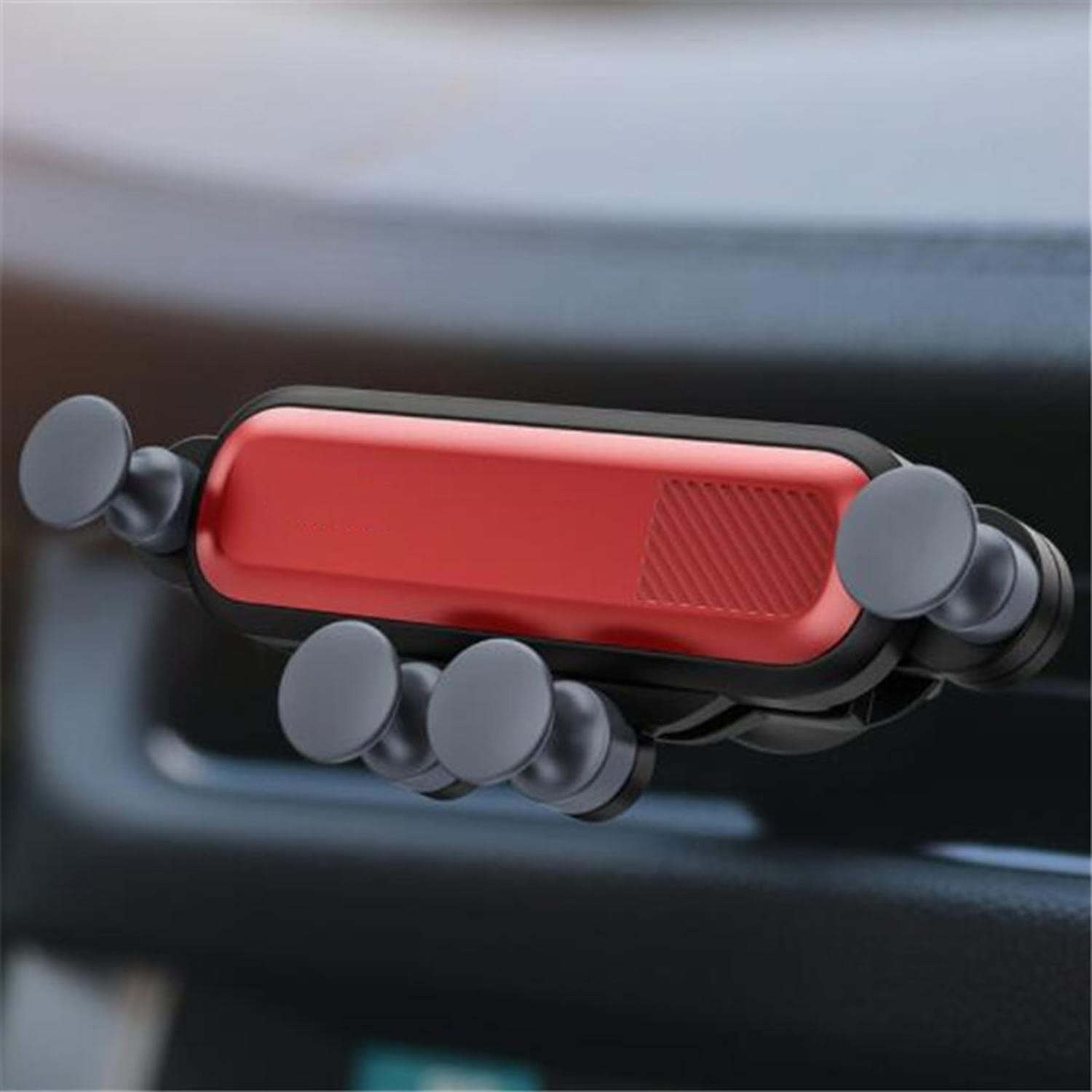 Universal Car Phone Holder Mount - Adjustable Gravity Phone Stand for iPhone, Samsung, Huawei, Xiaomi, Redmi & LG - Secure Smartphone GPS Car Mount for Hands-Free Driving & Navigation