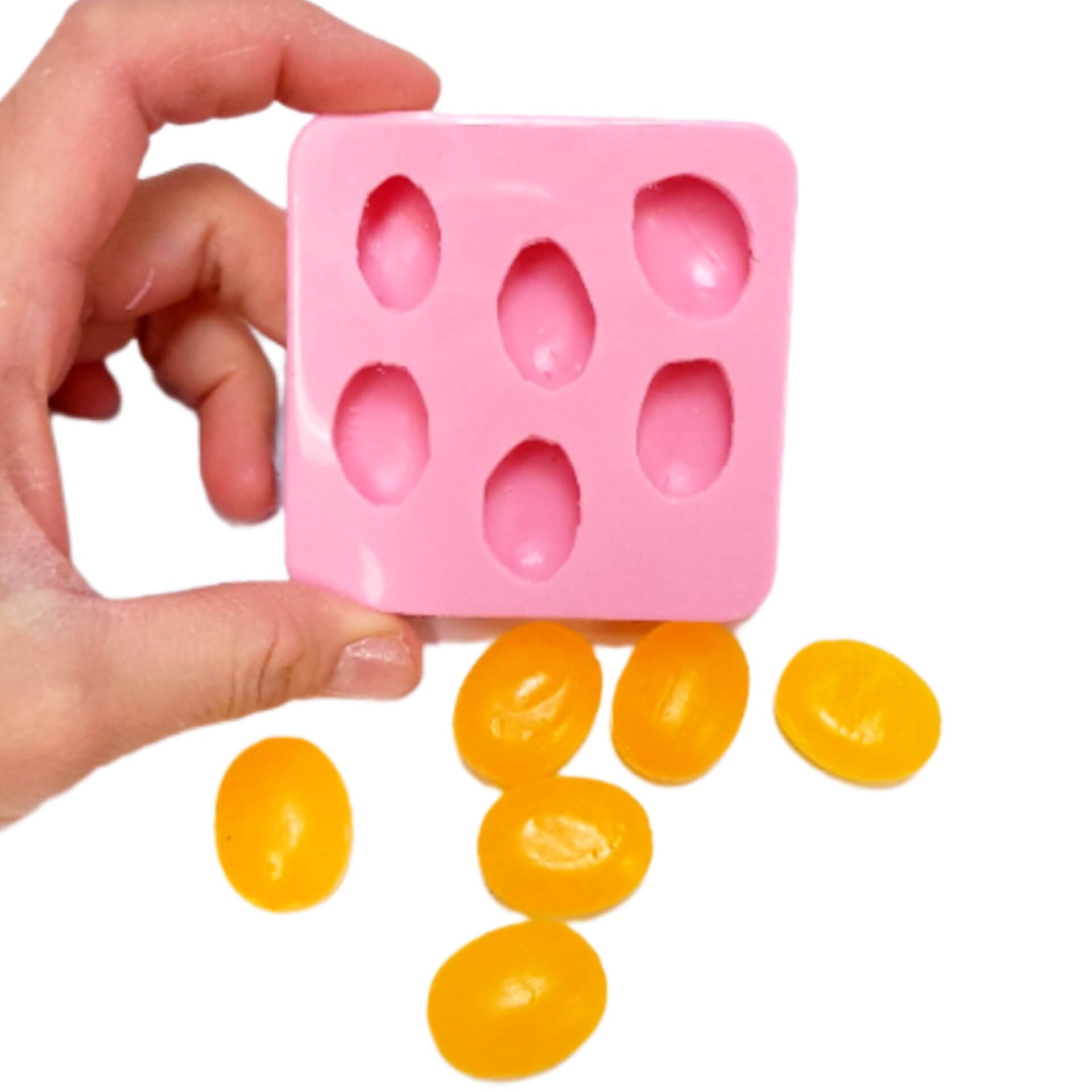 Premium Silicone Hard Candy Mold - Realistic Flexible Handmade Candy, Butter, Candle, Resin & Soap Embed Molds for DIY Crafts, Baking & Home Decor