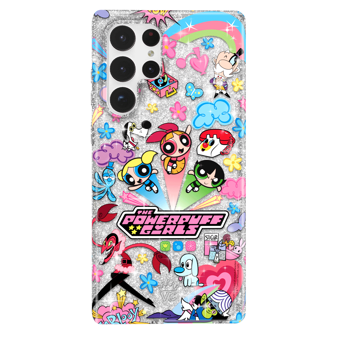 The Powerpuff Girls Girl Power Samsung Phone Case - Cute Cartoon Character Protective Cover for Samsung Galaxy S21/S20/Note 20 - Perfect Gift for Kids & Fans of The Powerpuff Girls TV Show