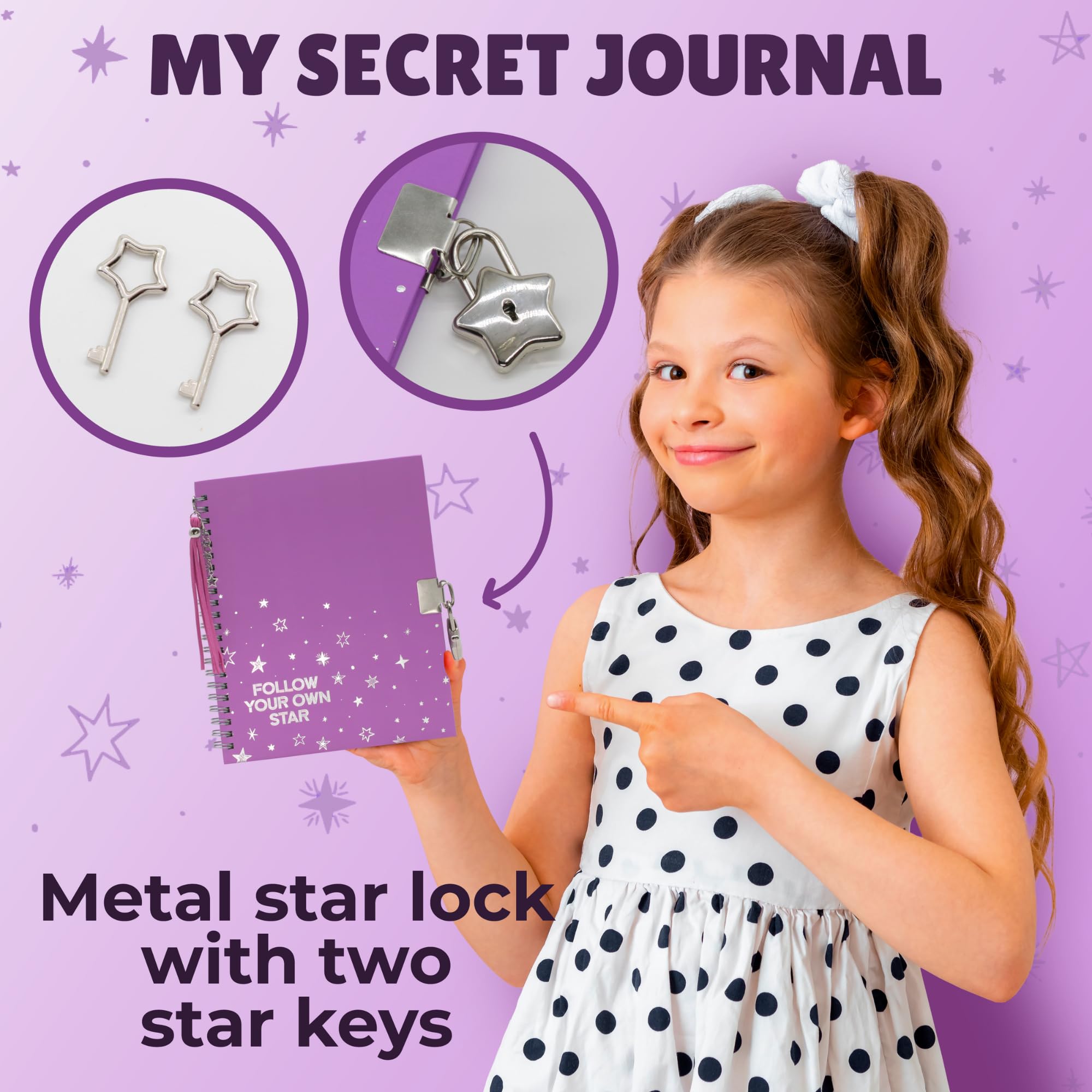 Piccassio DIY Scrapbook Journal Kit for Teens & Girls Ages 15+ - Complete Creative Craft Set with Stickers, Stationery & Art Supplies - Perfect for Memory Keeping, Bullet Journaling & Gift Giving