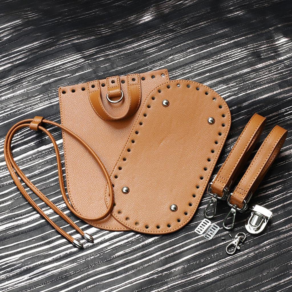 Premium Leather Knit Backpack DIY Craft Kit - Black Leathercraft Supplies for Handmade Bags & Accessories | Perfect for Leatherworking Hobbyists, Gift Making & DIY Fashion Projects