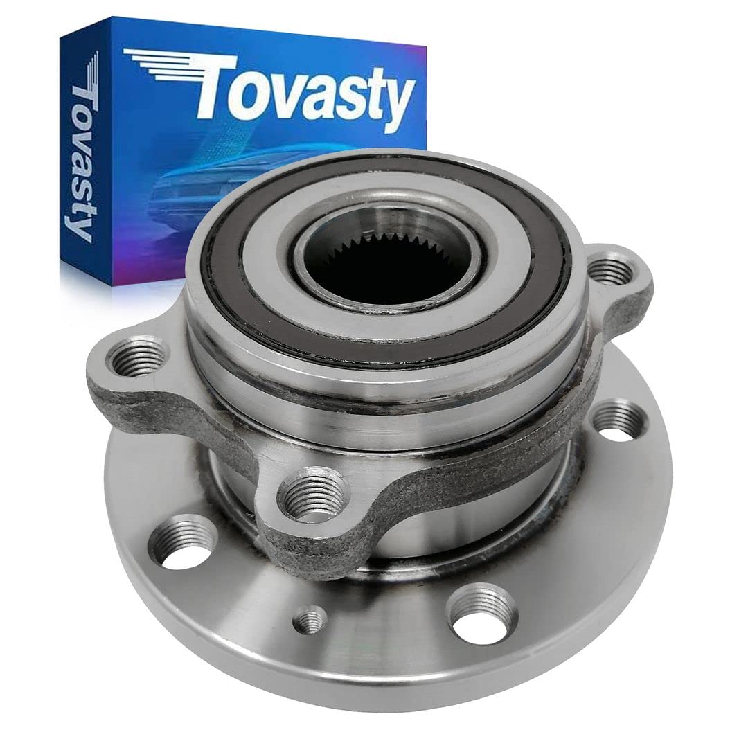 TOVASTY Rear Wheel Bearing and Hub Assembly 512480 - Compatible with Fiat 500 2012-2019 Models - Durable Replacement Part for Smooth & Quiet Ride - Perfect for City Commuting & Daily Driving
