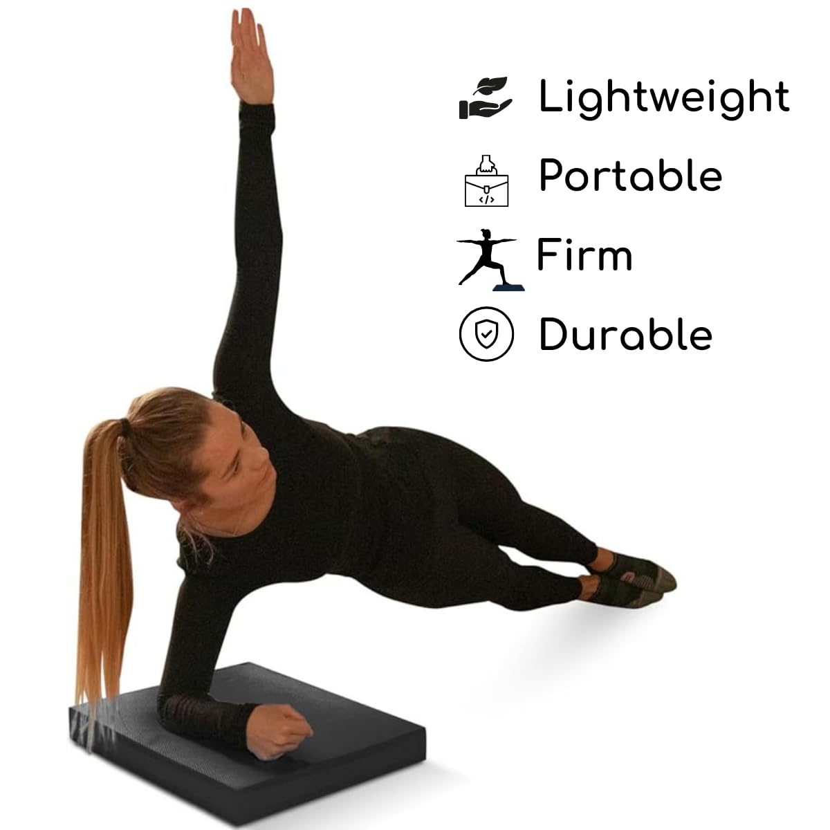 Premium XL Balance Pad for Yoga & Fitness Training - Non-Slip Foam Cushion for Men & Women - Improve Stability, Core Strength & Rehabilitation - Perfect for Home Gym, Pilates & Physical Therapy