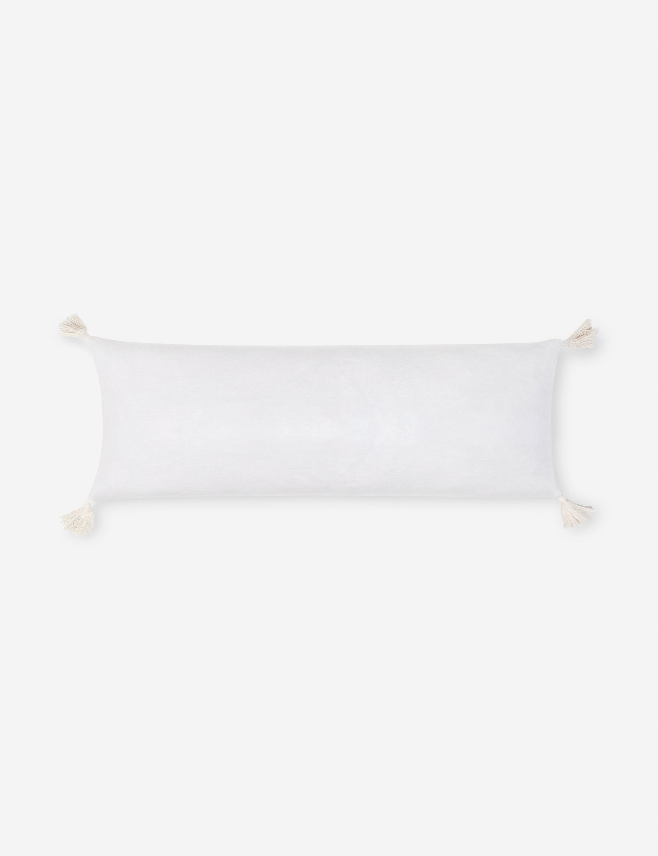 Luxury Bianca Velvet Throw Pillow Covers - Soft Decorative Cushion for Sofa, Bed & Home Decor - Elegant Living Room & Bedroom Accent Pillow by Pom Pom at Home
