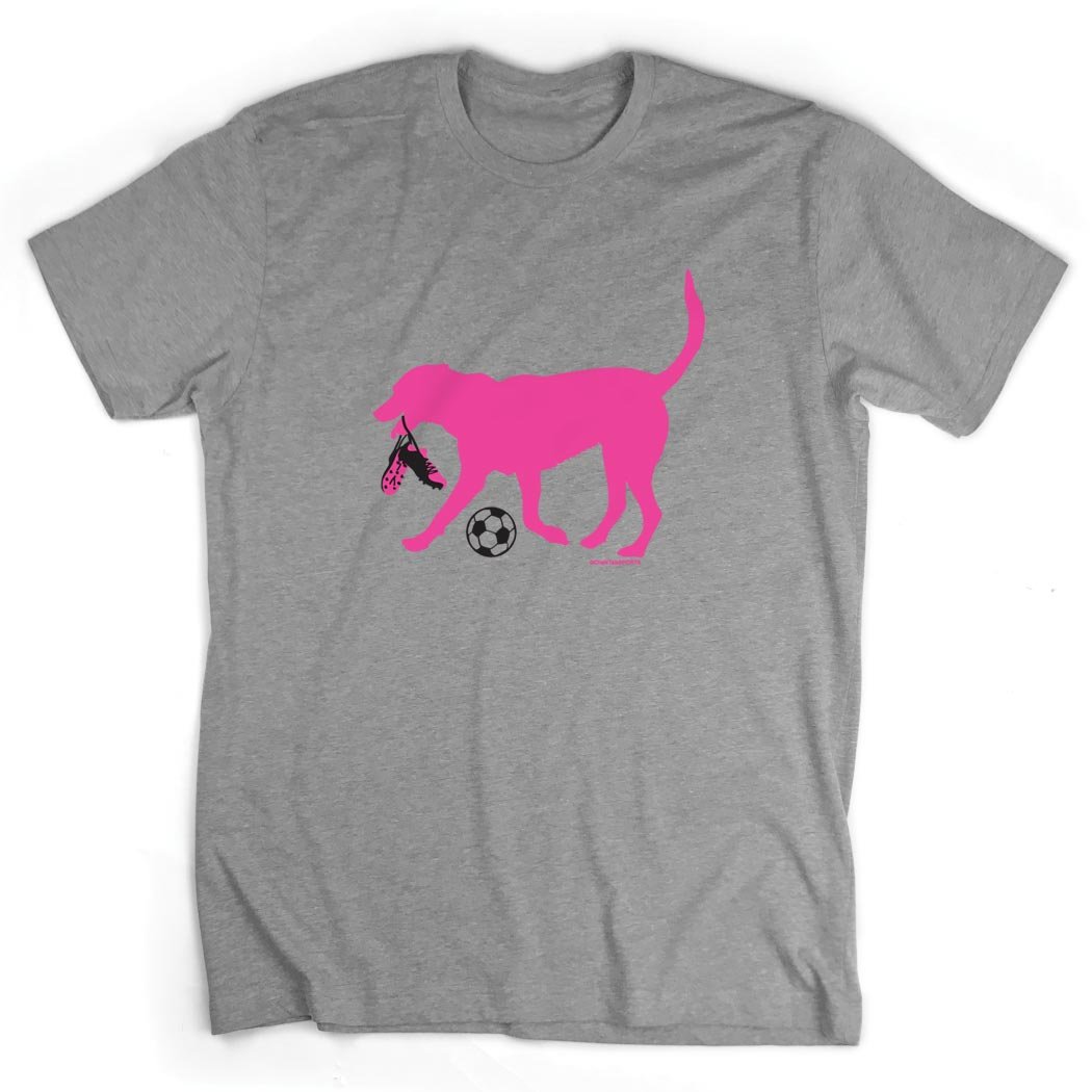 Sasha The Soccer Dog T-Shirt | Funny Soccer Lover T-Shirt for Kids & Adults | Multiple Colors & Sizes | Perfect for Soccer Games, Training & Fan Support