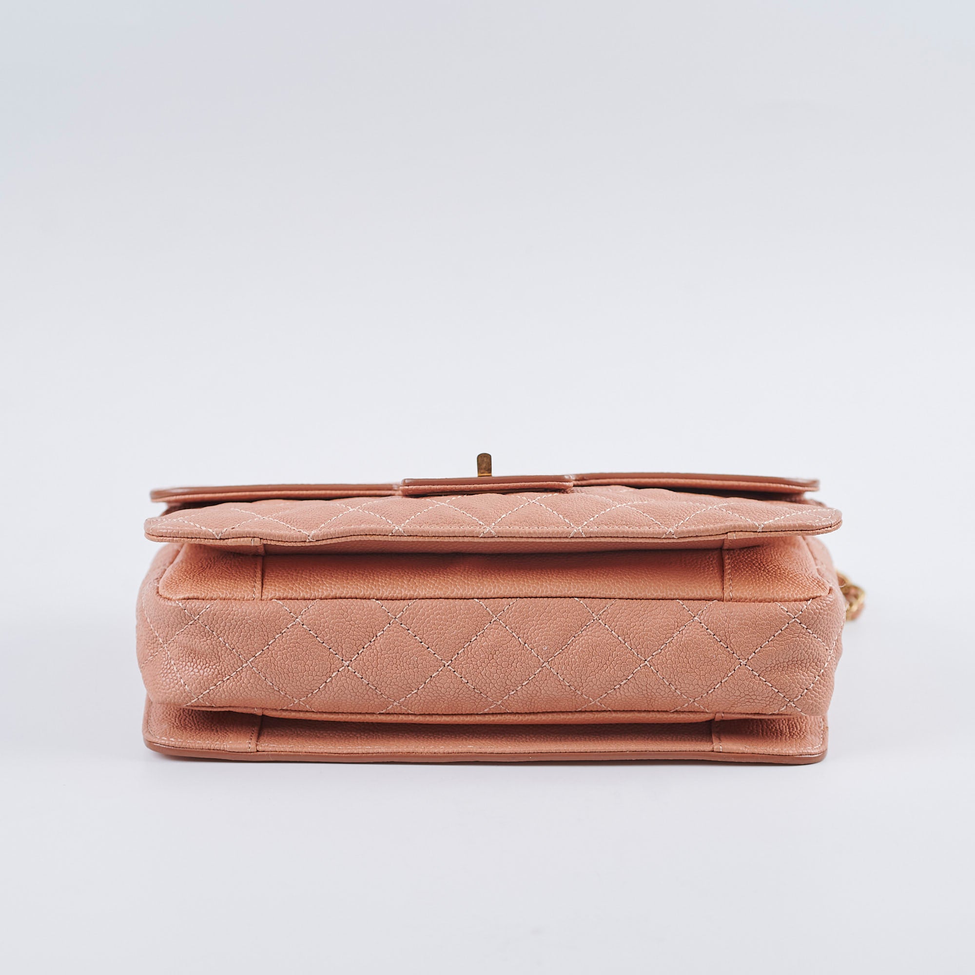 Chanel Seasonal Quilted Caviar 2.55 Reissue Single Flap Bag in Terracotta - Luxury Designer Handbag for Women, Perfect for Evening Events & Special Occasions