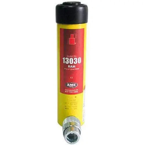 10 Ton Hydraulic Ram with 6 1/8 Inch Stroke - Heavy Duty Hydraulic Cylinder for Auto Repair, Industrial Equipment & Construction Use