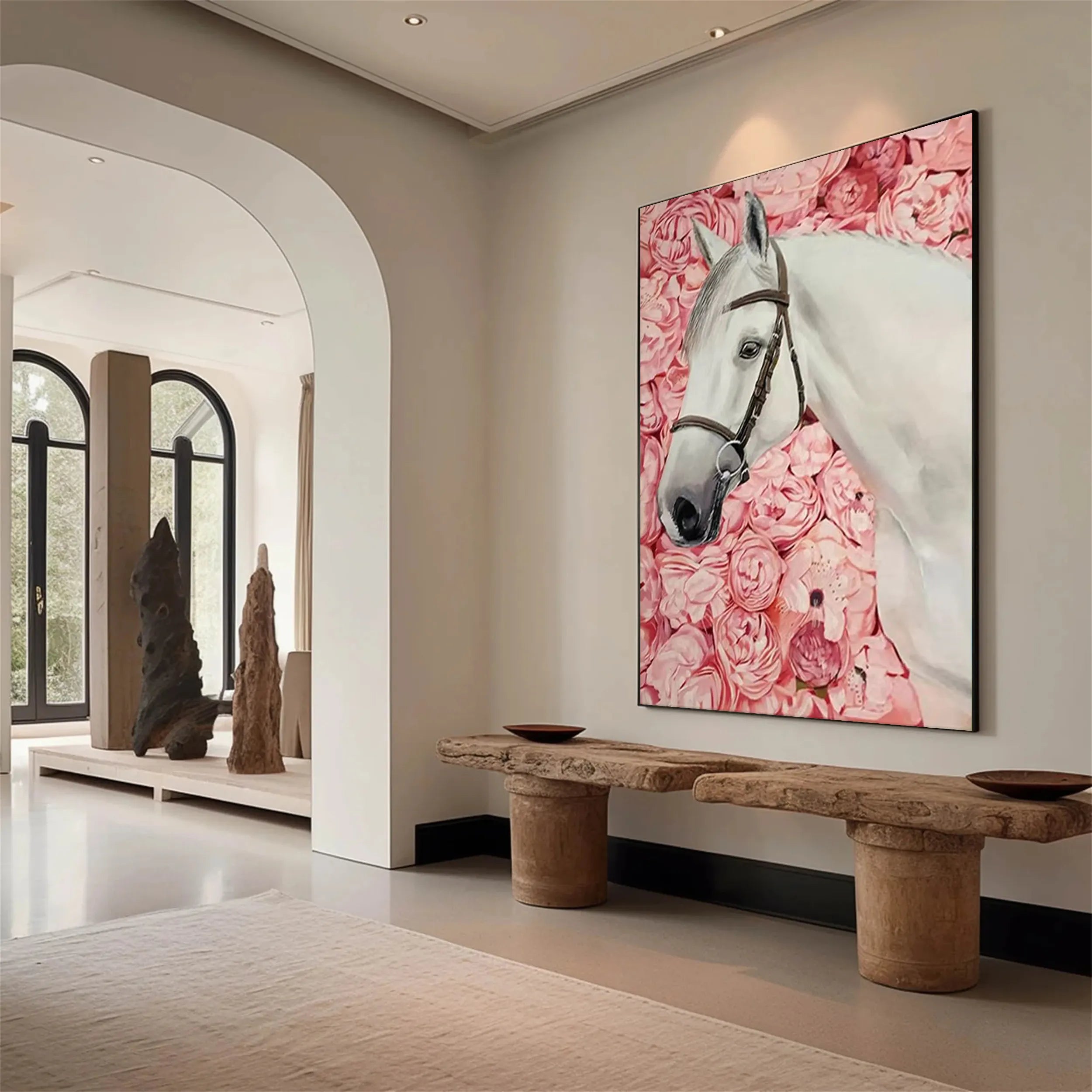 Animal Art Painting #AP027 - Handmade Canvas Wall Decor for Living Room, Bedroom & Office - Wildlife & Nature Inspired Artwork